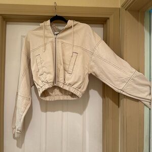 BDG Cream Jacket with Hood
